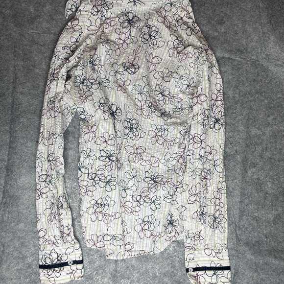 Jimi Hendrix Experience Shirt Mens XL Purple Label Floral Embroidered Button Up - Picture 2 of 5